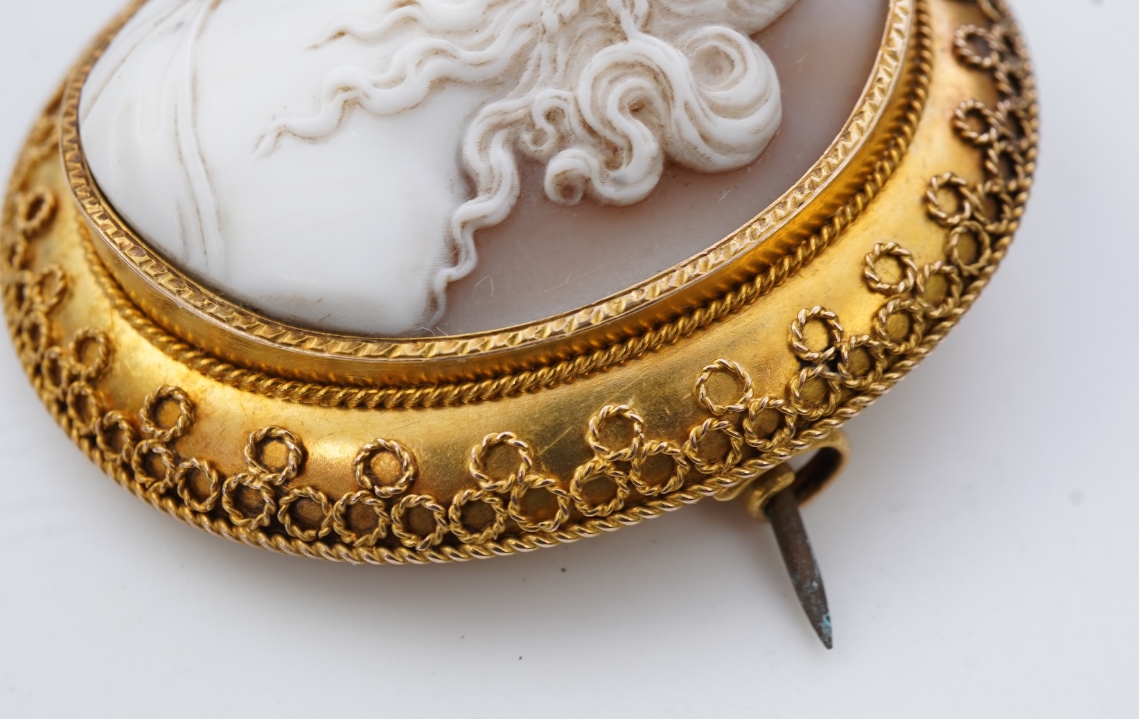 A cameo brooch, second half 19th century
